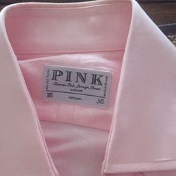 Pink of London dress shirt with French cuff sleeves. $20. FIRM!!!