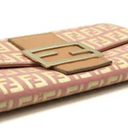Authentic Fendi Zucchino Long wallet 