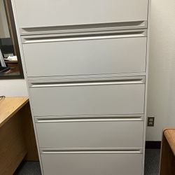 1  5 Drawer Lateral Filing Cabinet
