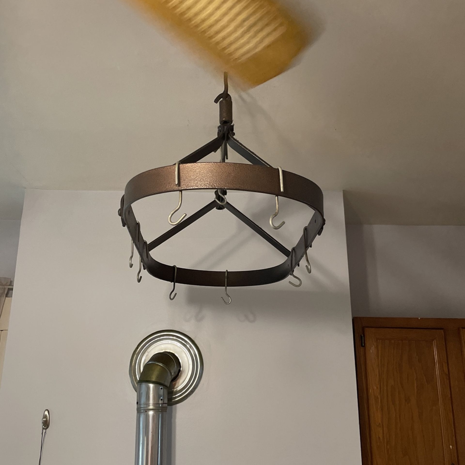 Ceiling Pot Rack Cast Iron