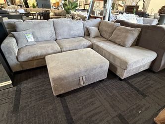 Sectional w/ottoman