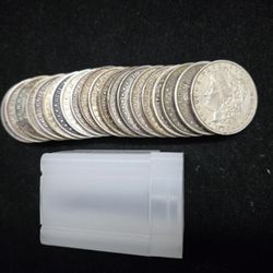 Full Roll of 20 Morgan 90% Silver Dollars Assorted Dates