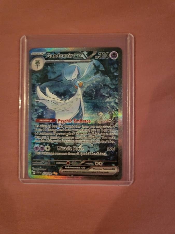 New Rare Pokemon Card from Paldean Fates Set - Gardevoir EX - 233/091