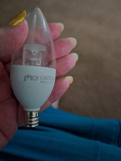 TCP LED Candelabra Light Bulbs - Pack of 3 (E12 Base)