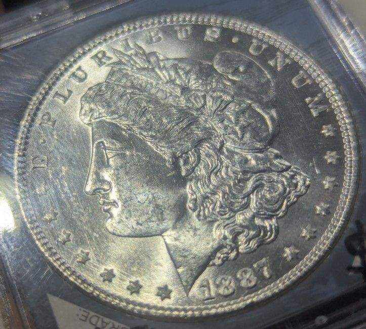 Bu 1887 Morgan Silver Dollar