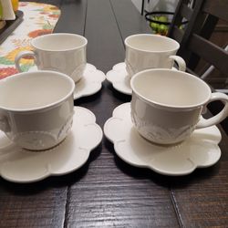 Set De 4 Tazas Princess House 