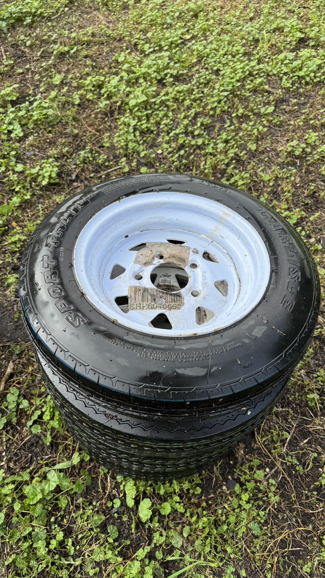 Trailer Tires 5.30-12 With Wheels