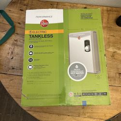 Tankless Electric Hot Water Heater. 