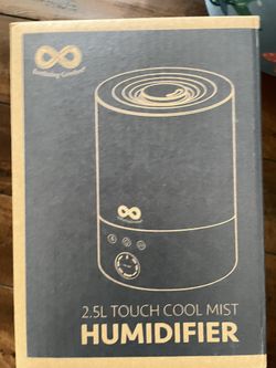 2.5L Top Fill Humidifiers for Bedroom, 2.5L - Quiet Easy to Fill & Clean, 24HR Runtime, Night Lights, Timer, Ultrasonic Cool Mist Humidifier, Auto Shu