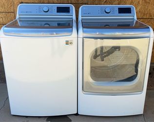 LG Top Load Washer and Electric Dryer Set