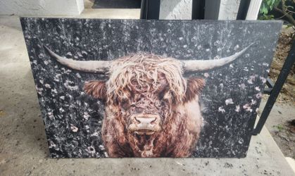 Heartland Cow Wall Art 35.5x24