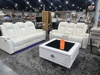 Recliner sofa and loveseat