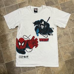 HUF x Marvel Spider-Man Venom Graphic T-Shirt White Streetwear Skate Tee