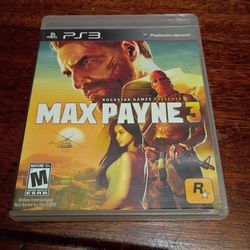 MAX PAYNE PS3