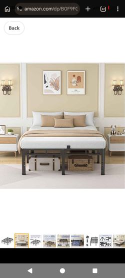 California king size bed frame