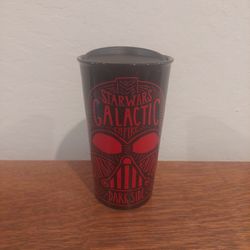 Star Wars Galactic Empire Darth Vader Dark Side Ceramic Travel Mug Red & Black 12oz