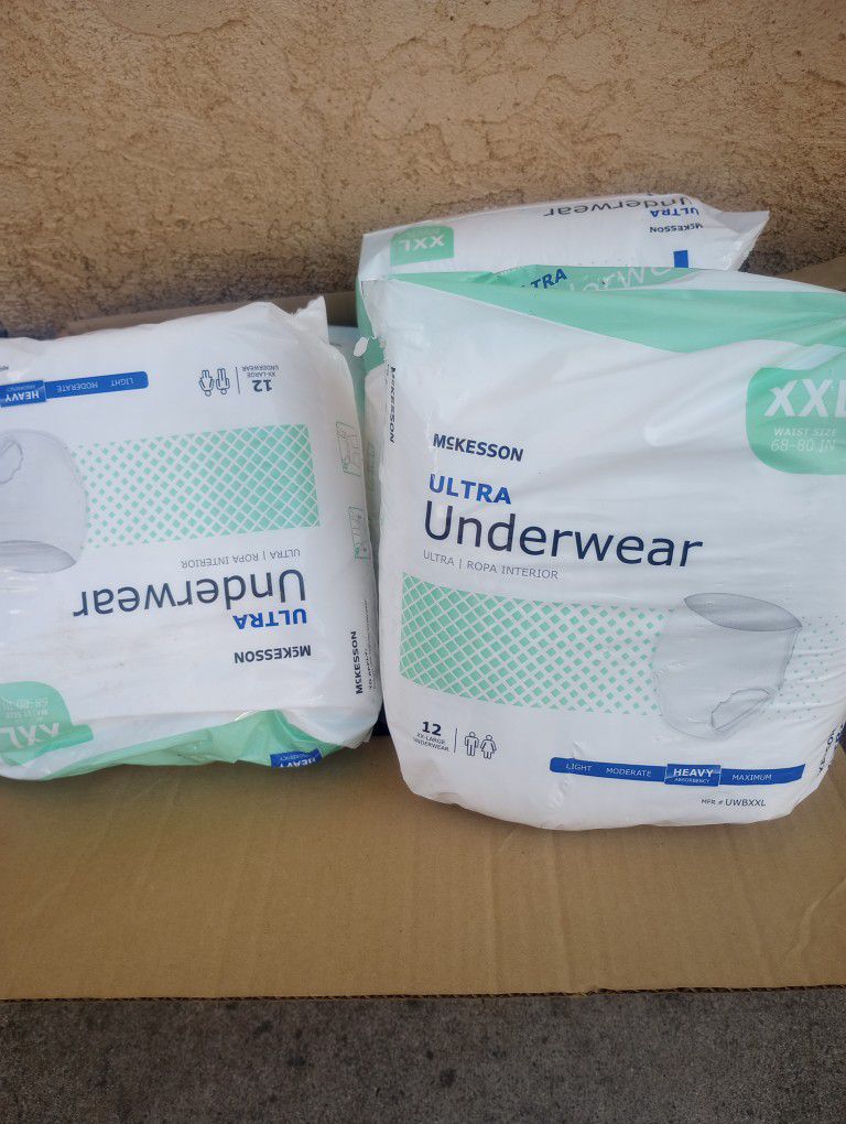 Adult Pull Up Undergarments $2.50 Each Bag