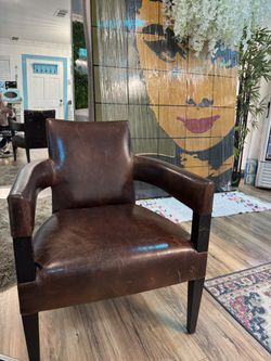 Leather Rustic Armchair