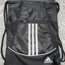 Brand New Adidas Pull String Backpack In Black  $10