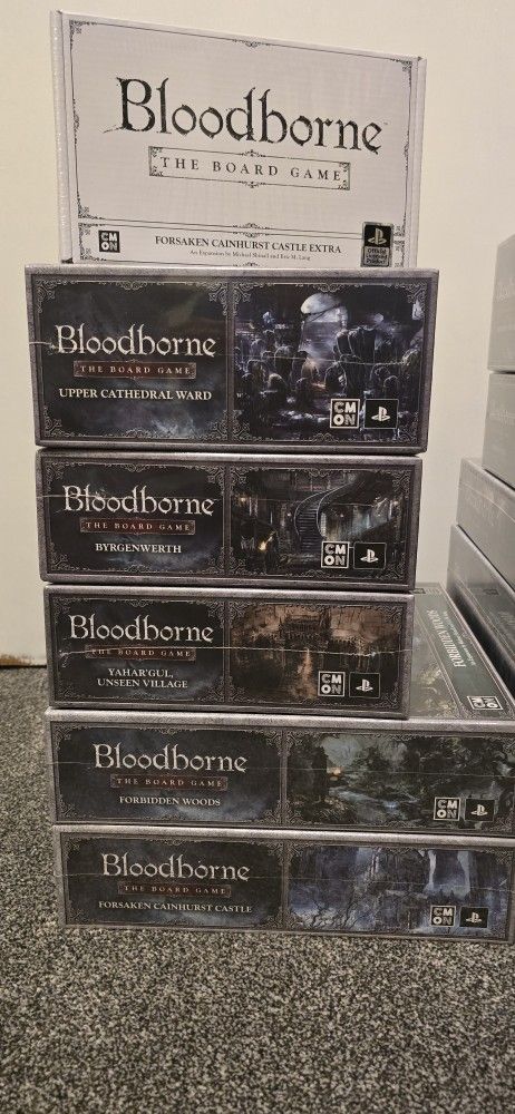 Bloodborne The Board Game Kickstarter Exclusive Blood Moon Box Complete