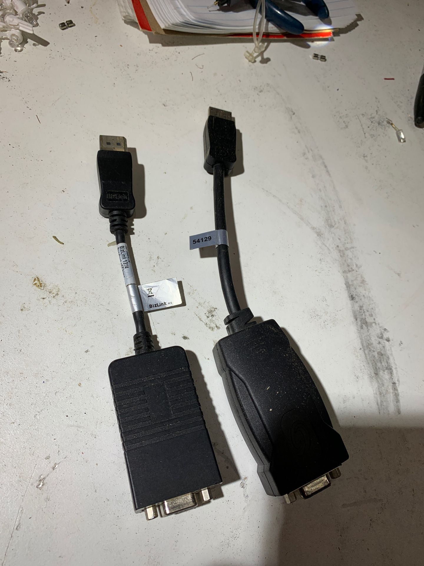 Display port to vga adapters NEW BOTH FOR $10