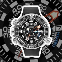 Citizen Men's Eco-Drive Promaster Aqualand Depth Meter watch (Model: BN2029-01E)