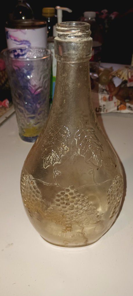 Antique/Vintage Wilen Bros. Embossed Glass Bottle