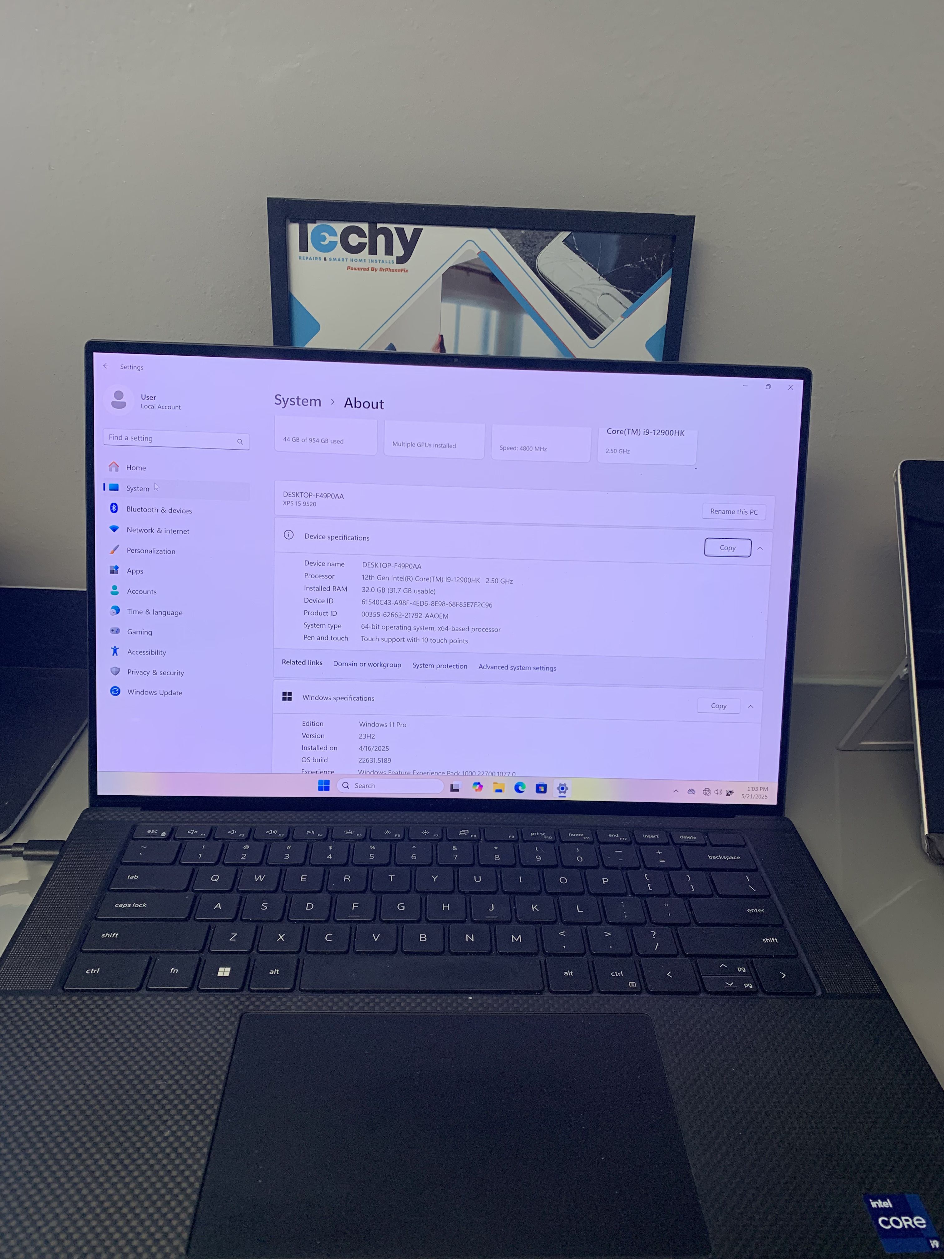 Dell XPS 9520