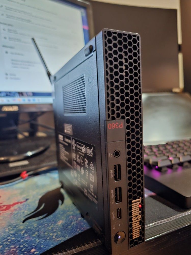 Lenovo ThinkStation P360 Tiny 30FA: Intel i7-12700T, 64GB RAM, 8GB NVIDIA T1000, 1TB SSD