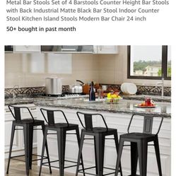 24 In Stools Brand New 