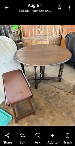 Vintage  foldable dining tables