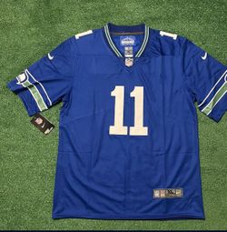 Seattle Seahawks Jaxson Smith-Njigba Throwback Blue Jersey 