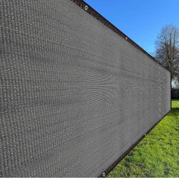Fence Privacy Screen 10ft x 30ft(27 Sqft) Shade Cloth Cover Mesh Fencing Mesh Shade Net Cover for Balcony Outdoor Deck Backyard Porch Plant, Black