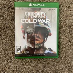 CASE ONLY Call of Duty Black Ops Cold War XBOX One