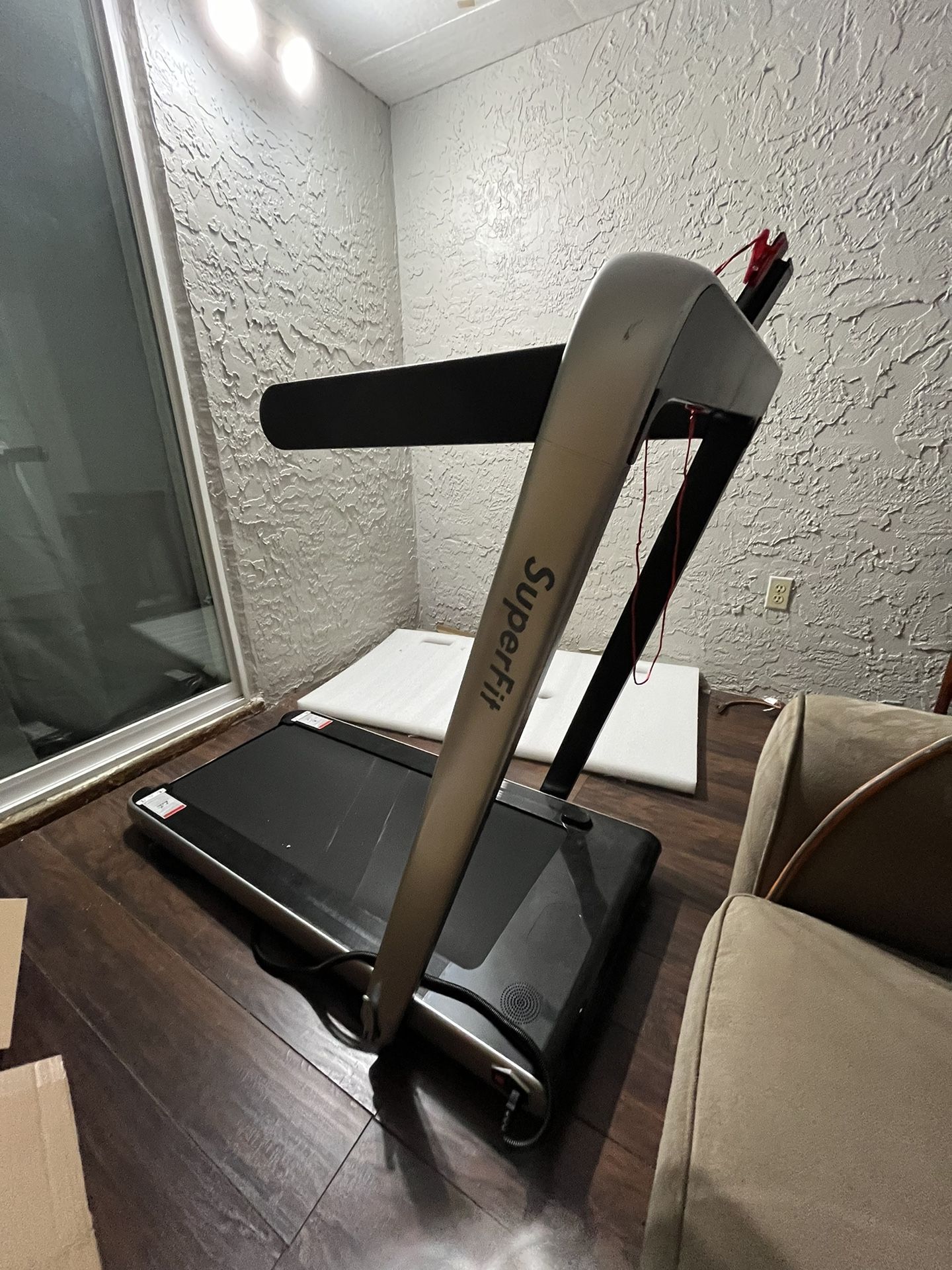 Silver Folding Treadmill 