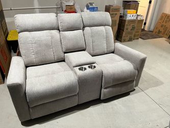 Power Reclining Loveseat with Console