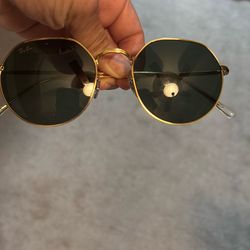 RayBan Sunglasses Black And Gold