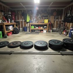 BALANCE FROM 370 LB SET W BAR