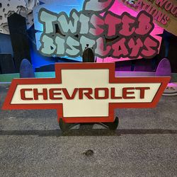 Chevrolet Logo Red/Wht