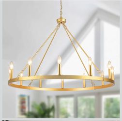 26 gold chandelier 12 light
