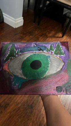 Abstract/Surrealism Eye painting