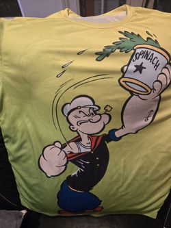 Popeye Getting Fortified Tshirt