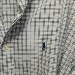 Ralph Laurent  Blake Cotton Shirt Long Sleeve XL Tall 