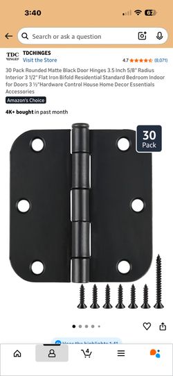 Door Hinges. 30 Pack