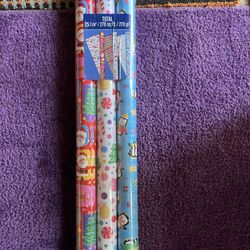 Kirkland Double-Sided Gift Wrap 3 Rolls 270 Sq Ft 