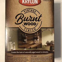 Vintage Burnt Wood Finish Spray Paint Kit For Arts and Creafts