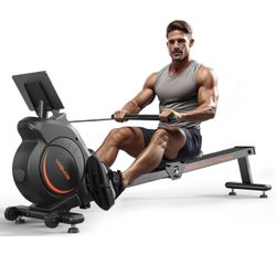 YOSUDA Magnetic/Water Rowing Machine for Home - Rower Machine Use with Bluetooth, App Supported, Rowing Machine for Taller Power Athletes, Comfortable