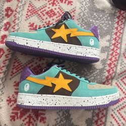Bathing Ape Bape Sta Teal Brown Yellow 