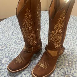 Women’s Leather Cowboy Boots