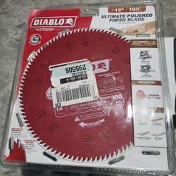Diablo 12"  100T últimamente polished finish blades